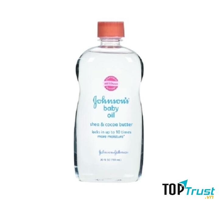 Dầu massage cho bé Johnson's baby Shea & cocoa butter 591ml