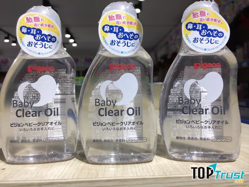 Pigeon Baby Clear Oil 80ml - Tinh dầu mát-xa