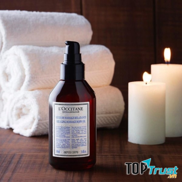 Dầu Massage Thư Giãn L'Occitane 100ml Aroma Relaxing Massage Oil