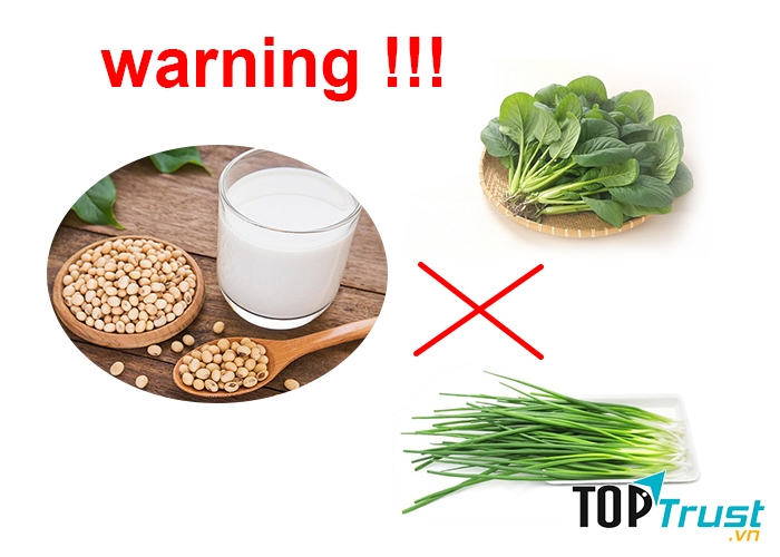 Đậu nành và rau chân vịt