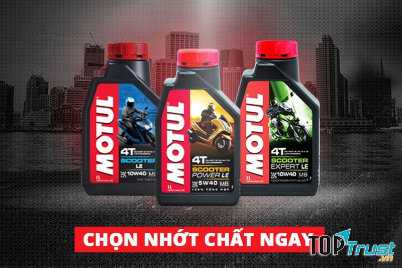 Dầu nhớt Motul Scooter Power Le