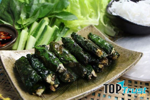 Đậu phụ cuốn lá lốt