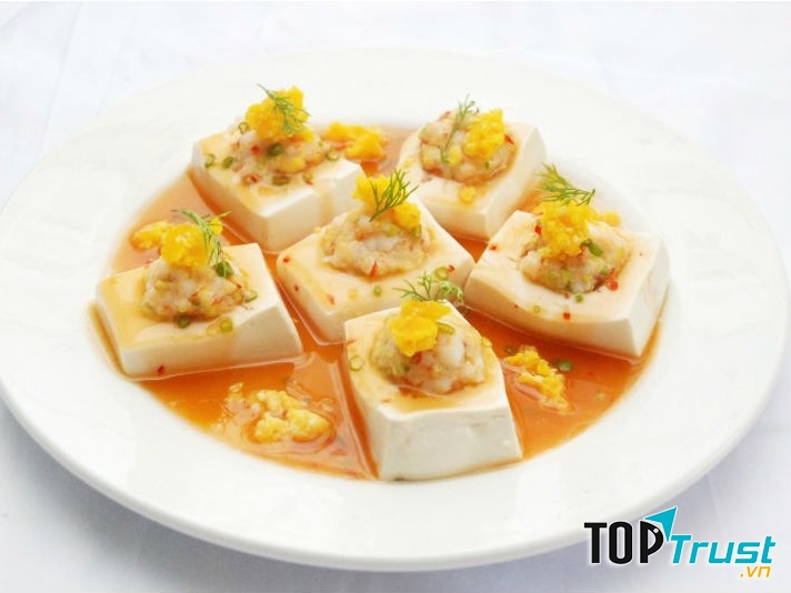 Đậu phụ hấp trứng thịt
