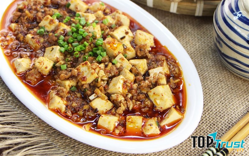 Đậu phụ non sốt thịt bằm