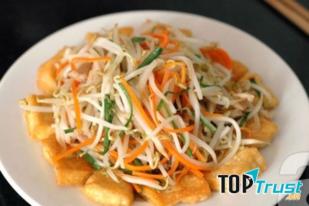 Món đậu phụ xào giá đỗ