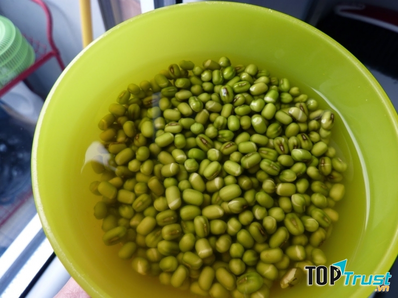 Đậu xanh có công dụng trong giải rượu