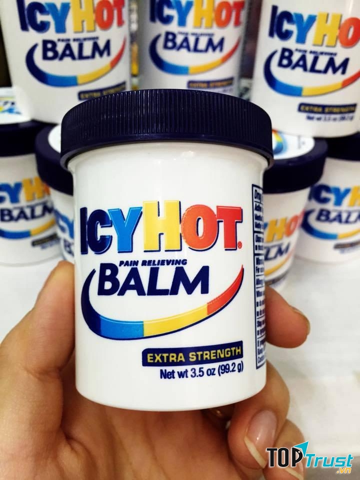 ﻿Dầu xoa bóp giảm đau nhức Icy Hot Balm Pain Relieving Extra Strength