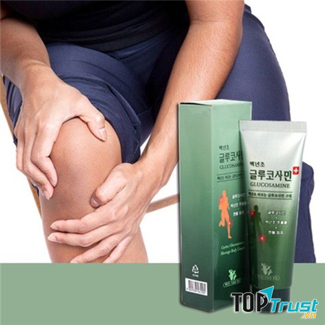 Dầu lạnh xoa bóp khớp Glucosamine giúp giảm đau nhanh chóng  do bong gân, đau cứng khớp, chấn thương gây ra.