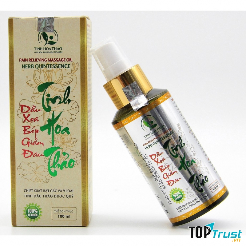 Dầu Xoa Bóp Thảo Dược Giảm Đau Tinh Hoa Thảo