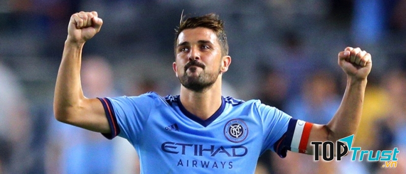 Tiền đạo David Villa