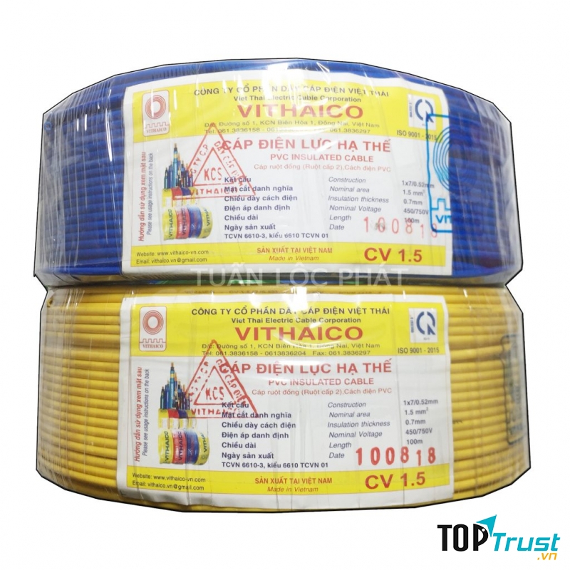 Dây Điện Vithaico CV1.5mm