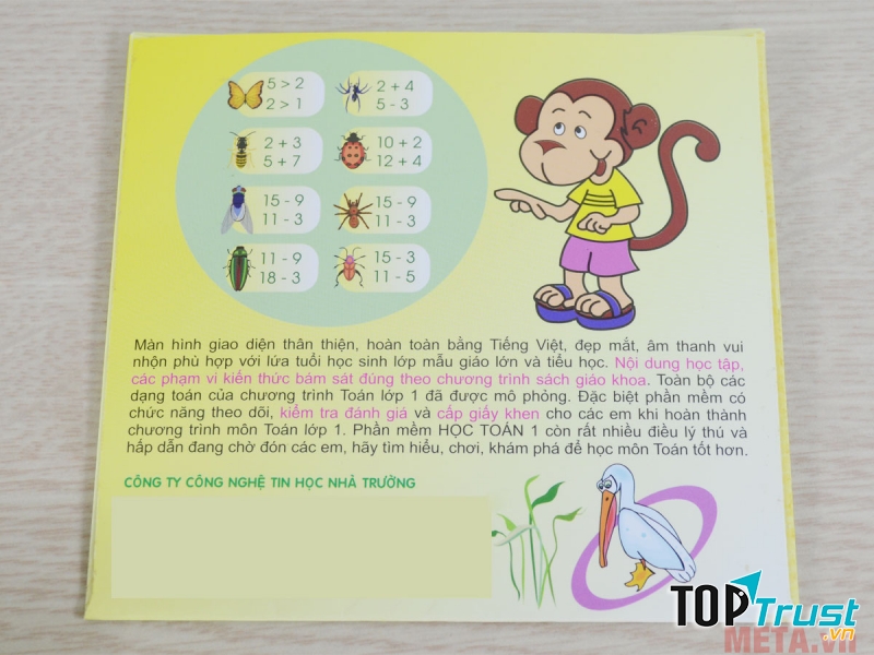 Phần mềm Dạy học Toán lớp 1