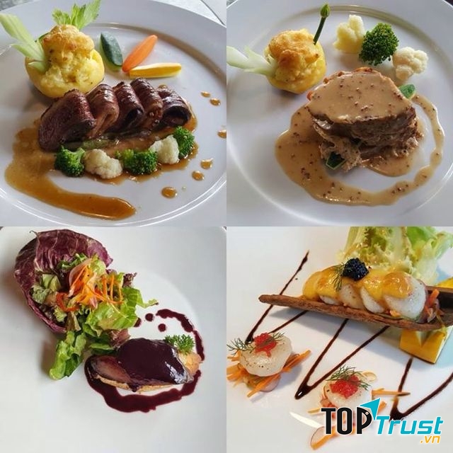 Món ăn tại De L'amour Bistro & Cafe