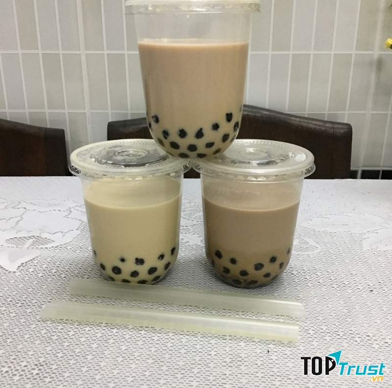 Sữa tươi trân châu đường đen Dê Lê Kitty