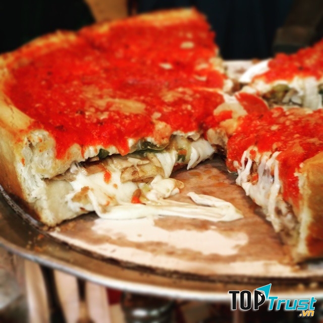 Chắc chắn người Mỹ cũng phải có một loại Pizza cho riêng mình.