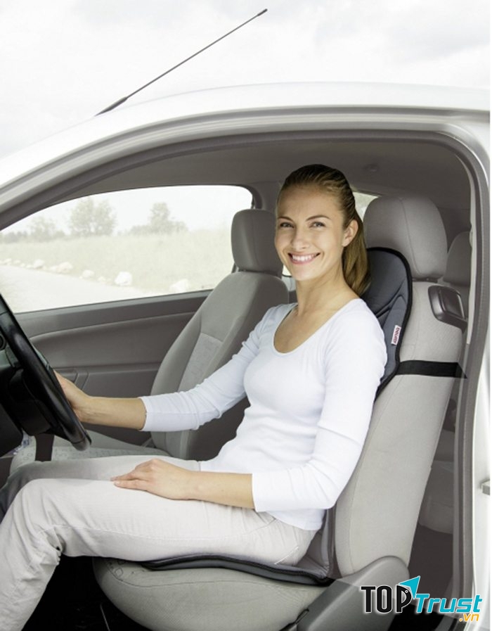 Đệm massage Beurer MG155 có thể sử dụng cho ghế ngồi ô tô hiệu quả