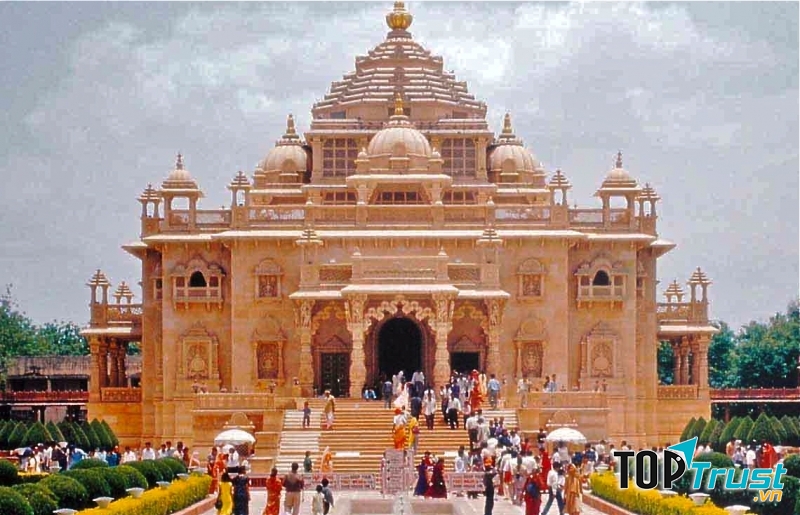 Đền Akshardham - đỉnh cao của nghệ thuật tâm linh.