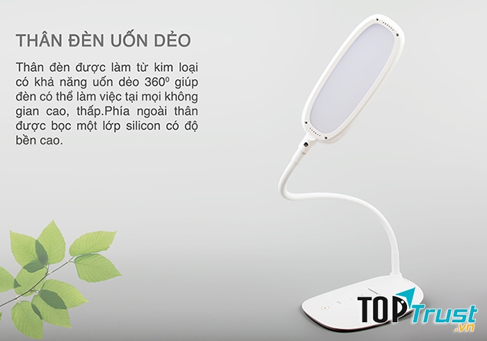 Đèn bàn Tiross TS1804 với thân đèn uốn dẻo linh hoạt