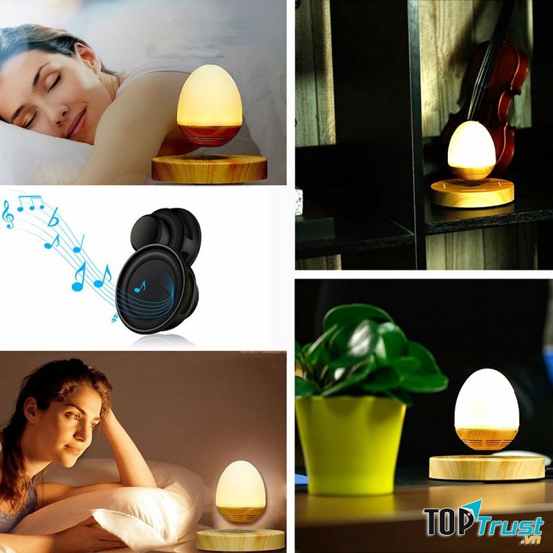 Đèn ngủ để bàn Aturos Fly tích hợp loa bluetooth