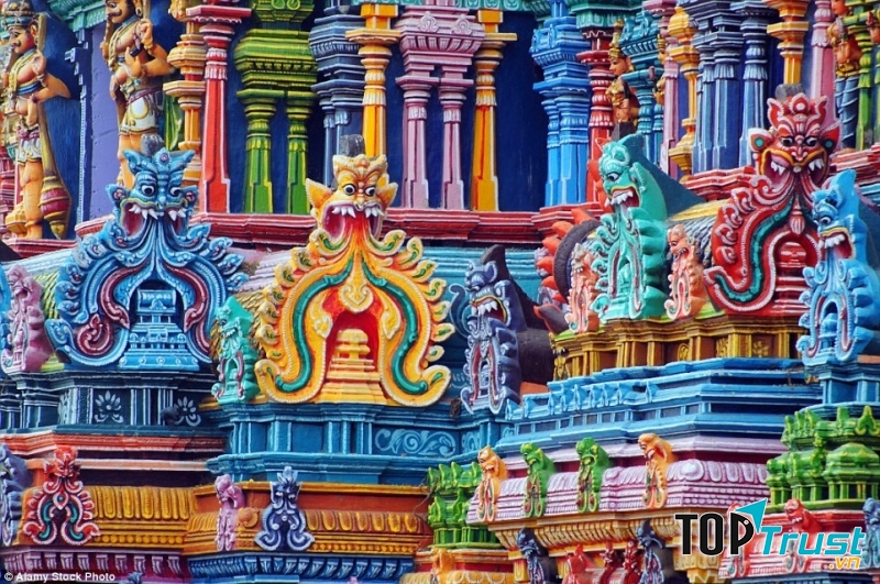 Đền Sri Ranganathaswamy ở Ấn Độ.