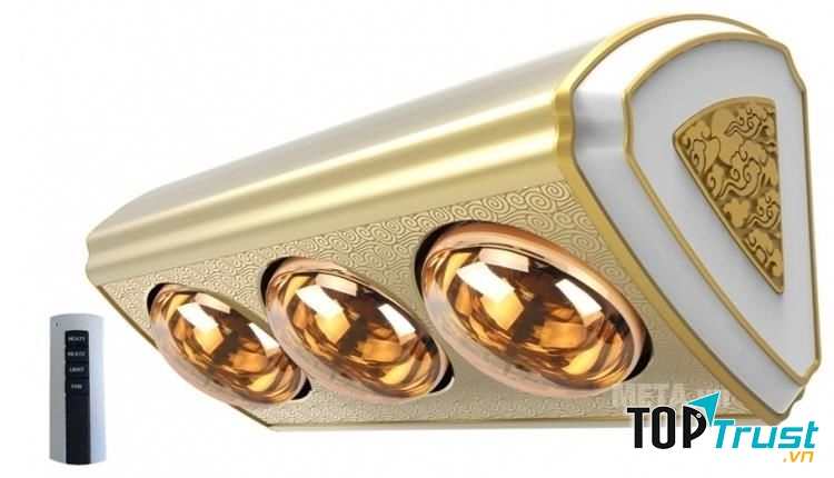 Đèn sưởi nhà tắm 3 bóng Moletty M-03HR: