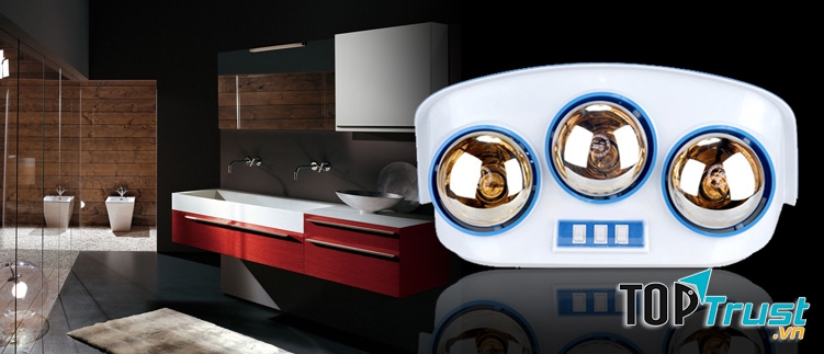 Đèn sưởi nhà tắm 3 bóng Philips