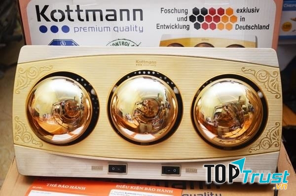 Đèn sưởi nhà tắm Kottmann 3 bóng K3BH