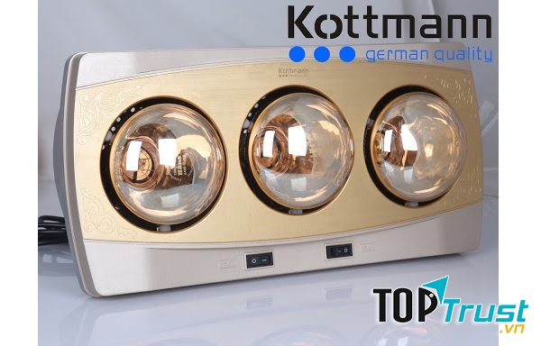 Đèn sưởi nhà tắm Kottmann 3 bóng K3BH