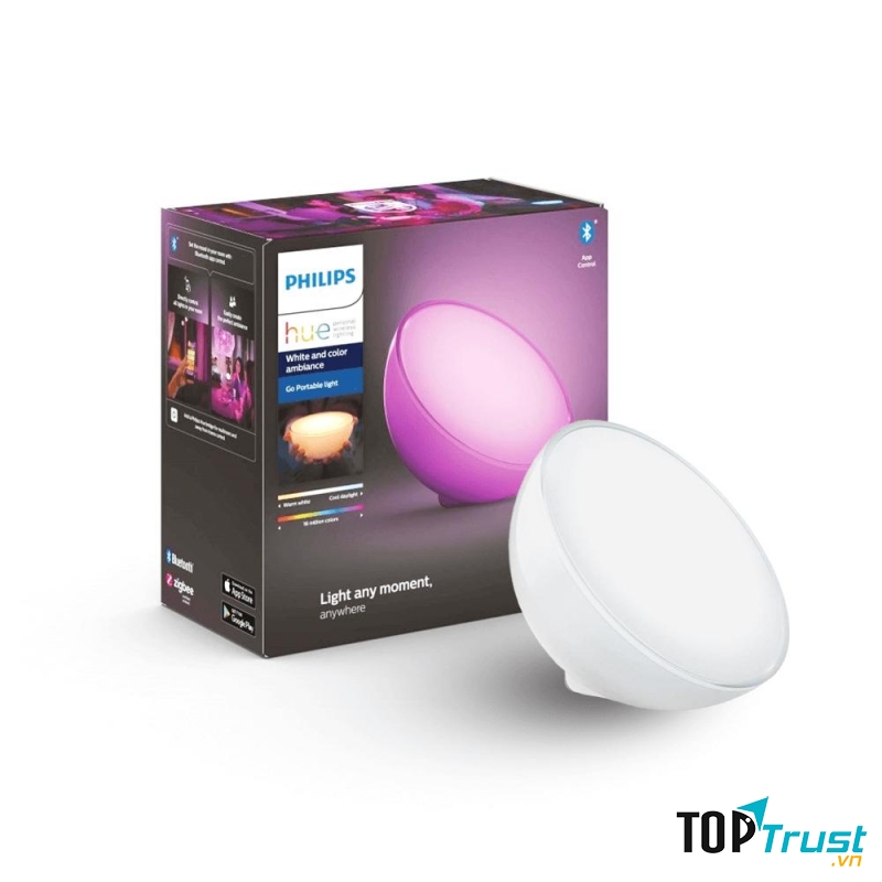 Đèn ngủ để bàn Philips Hue Go Portable Color Ambiance