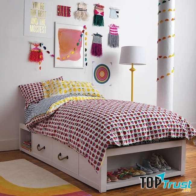 Dẹp bỏ mọi thứ lộn xộn trong phòng trẻ