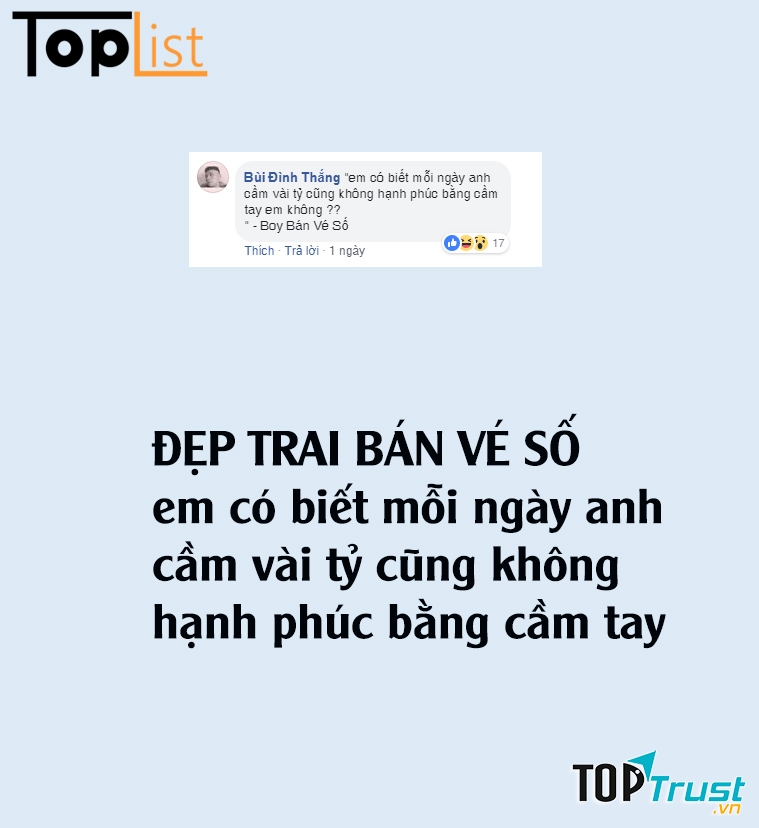 Đẹp trai bán vé số