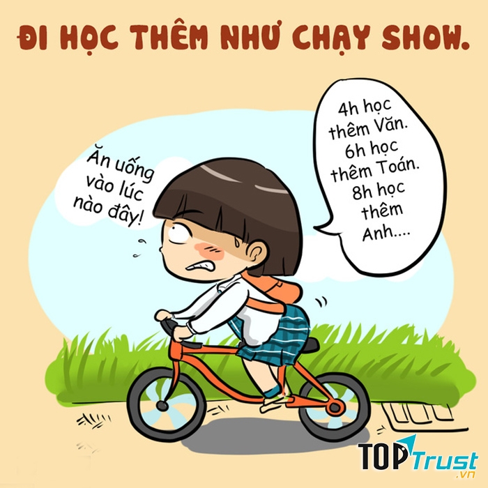 Lí do đi học muộn của bạn là gì?
