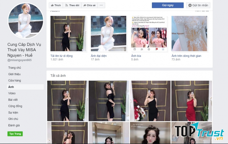 Cung cấp dịch vụ thuê váy Misa Nguyễn - Huế