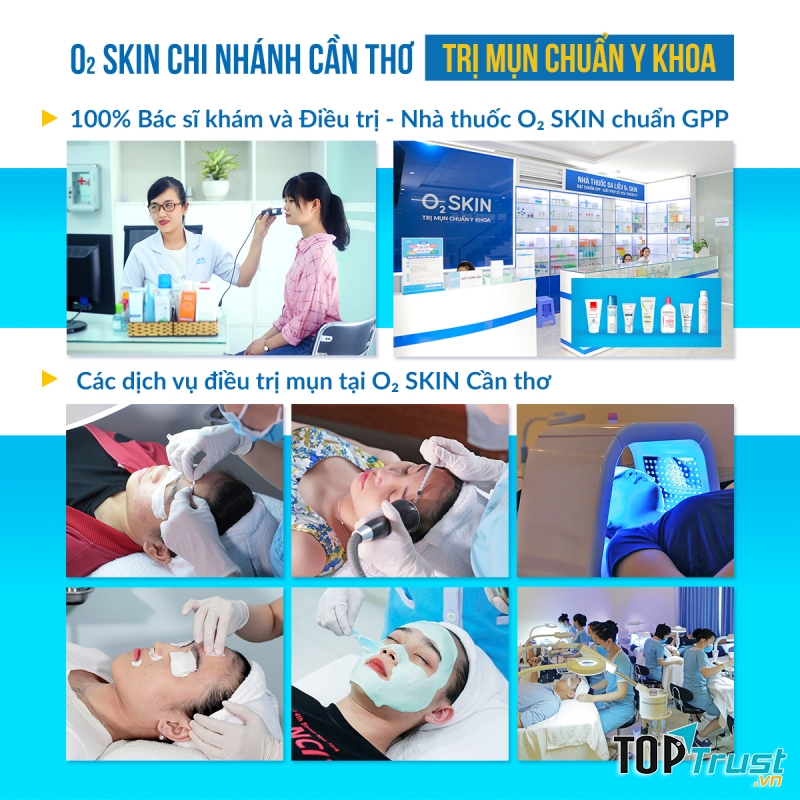 ﻿Phòng khám chuyên trị mụn O₂ SKIN chi nhánh Cần Thơ