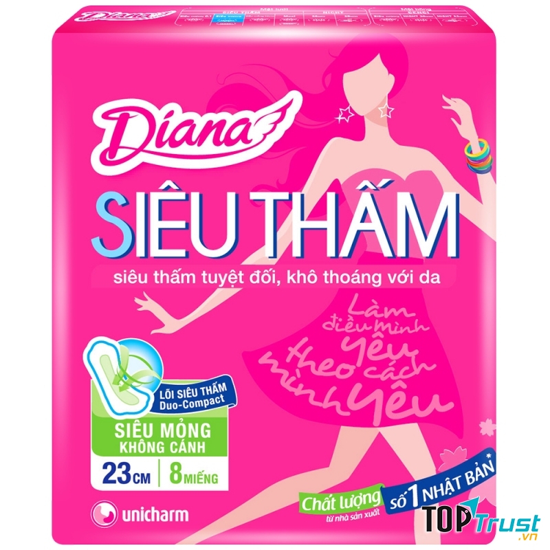 Dòng sản phẩm tampon ban ngày của Diana