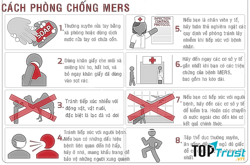 Cách phòng chống virus MERS