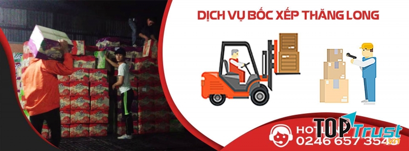 Dịch vụ bốc xếp hàng Thăng Long.