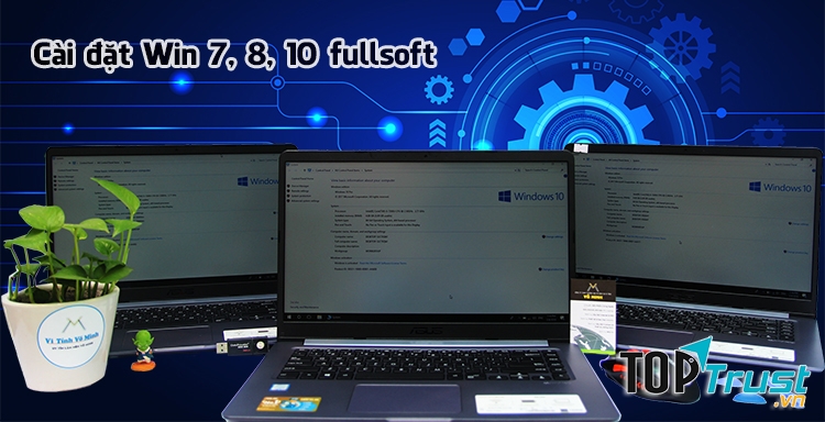 Dịch vụ cài win tận nơi của Vi Tính Võ Minh