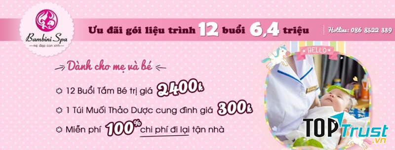 Dịch vụ chăm sóc sau sinh Bambini Spa