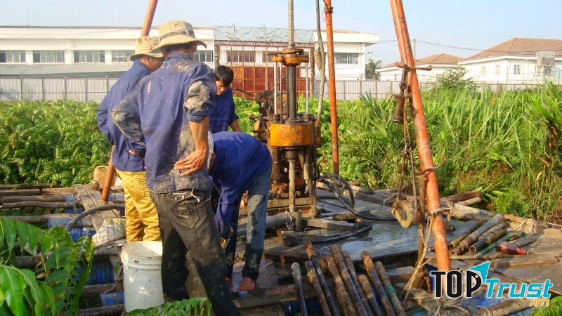Dịch vụ của khoan giếng Hà Nội Giá Rẻ