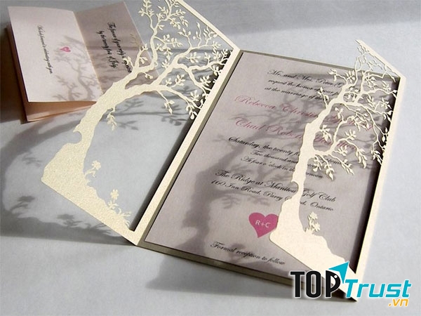 Dịch vụ in thiệp cưới của In Kiến Tạo