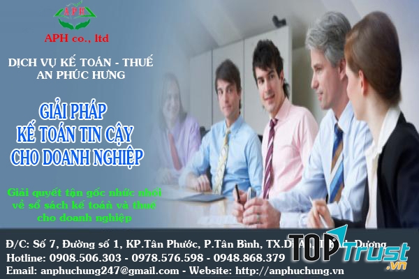 Dịch vụ kế toán An Phúc Hưng