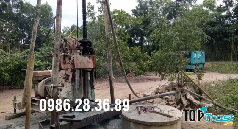 Dịch vụ khoan giếng của công ty TNHH tư vấn xây dựng Hưng Long