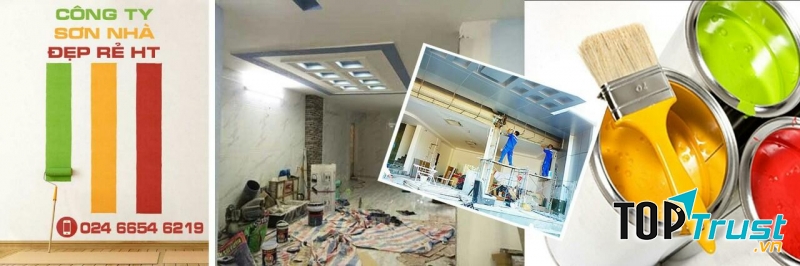 Công ty sơn nhà đẹp rẻ HT