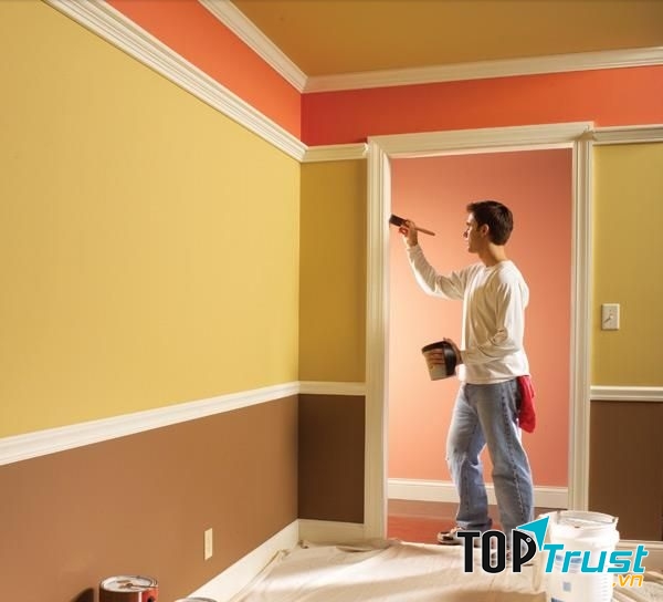 Dịch vụ sơn nhà của Công ty TNHH Xây dựng và Thương mại Mondo