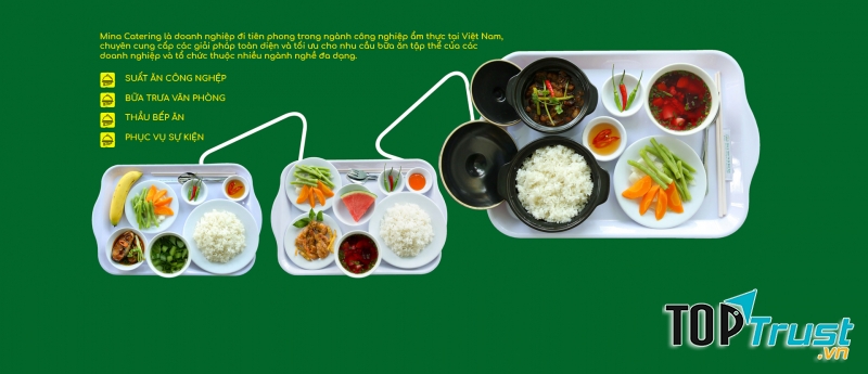 Dịch vụ suất ăn công nghiệp Mina Catering