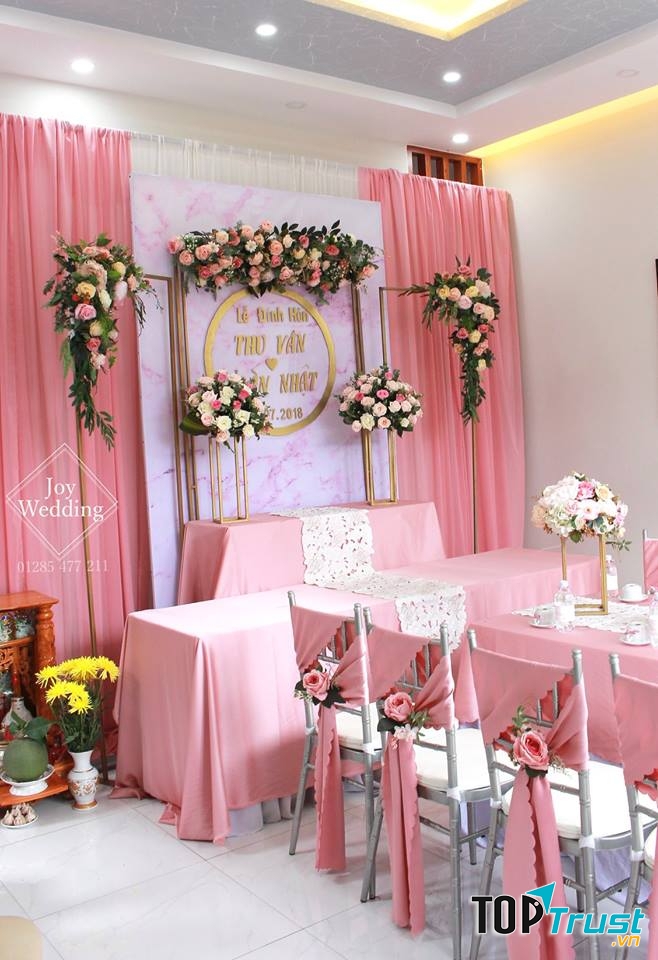 Dịch vụ trang trí cưới hỏi Biên Hoà -Joy