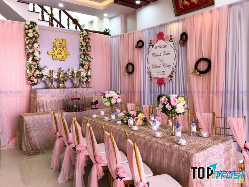 Dịch vụ Trang trí tiệc Cần Thơ 24h