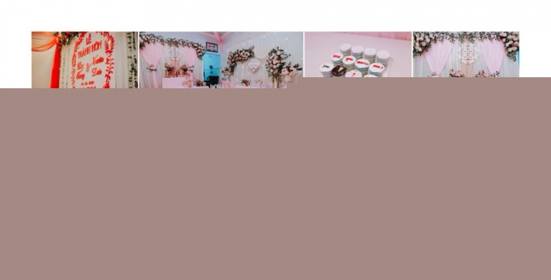 Dịch vụ trang trí tiệc cưới An Nhiên