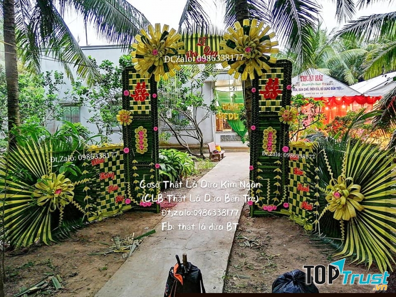 Dịch vụ trang trí tiệc cưới CLB Thắt Lá Dừa Bến Tre
